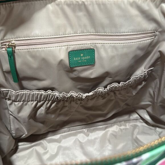Kate Spade Adaira Weekender Or Diaper Bag In Sprout Green - Picture 8 of 11